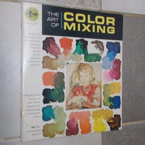 Vintage ,The Art Of Color Mixing #B-375 art book